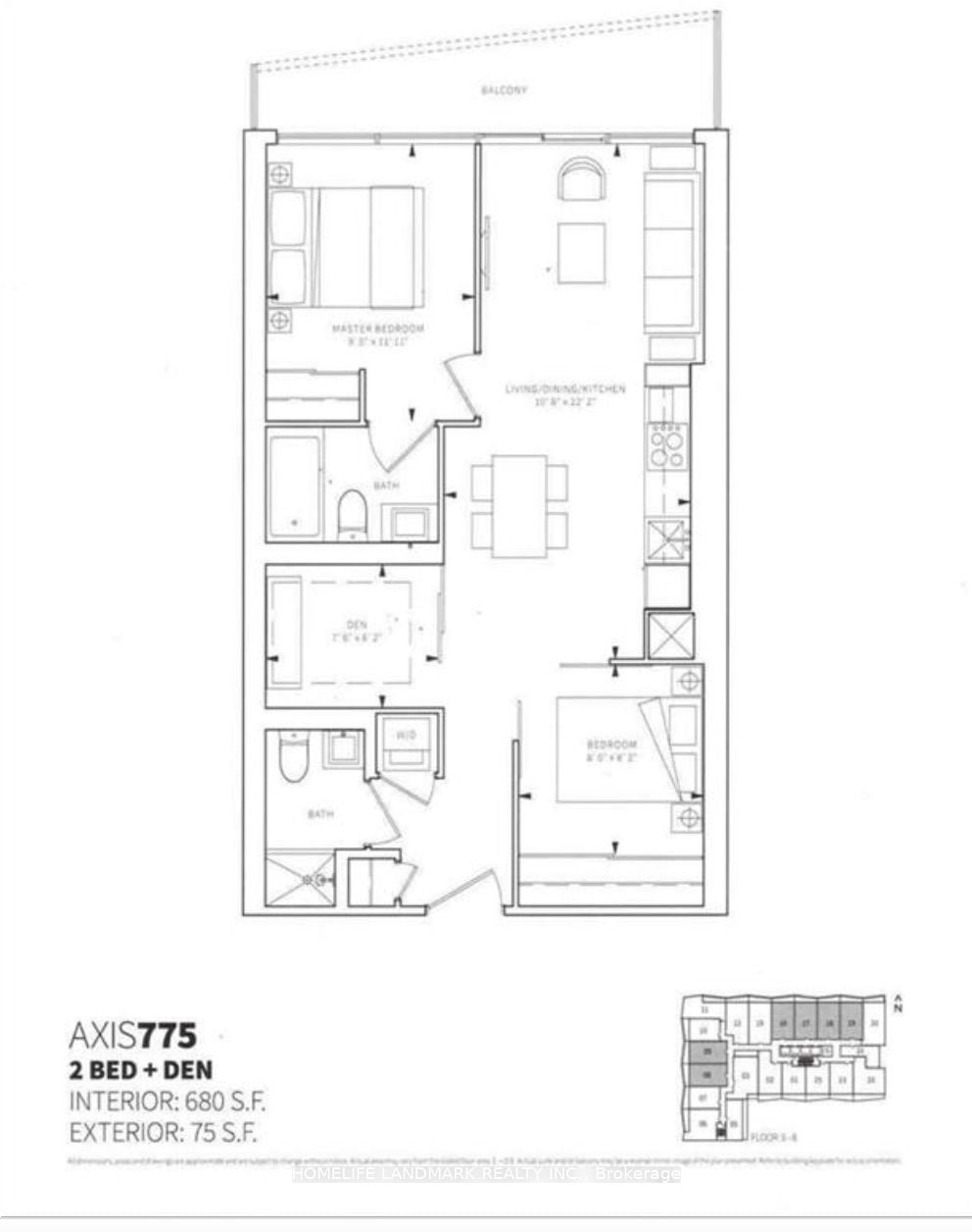 85 Wood St, unit 608 for rent - image #2