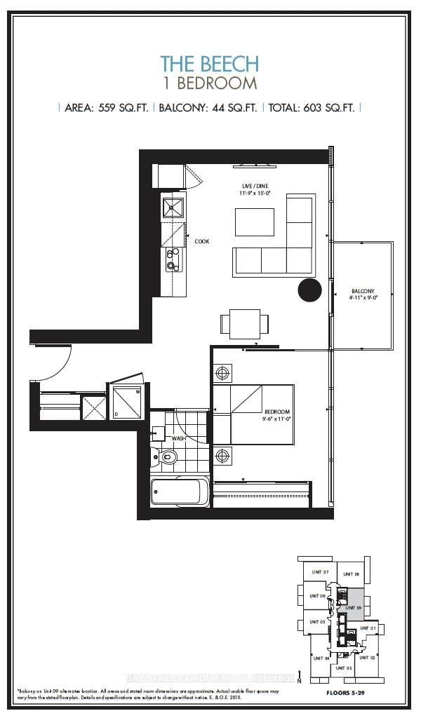 75 St Nicholas St, unit 609 for rent - image #1