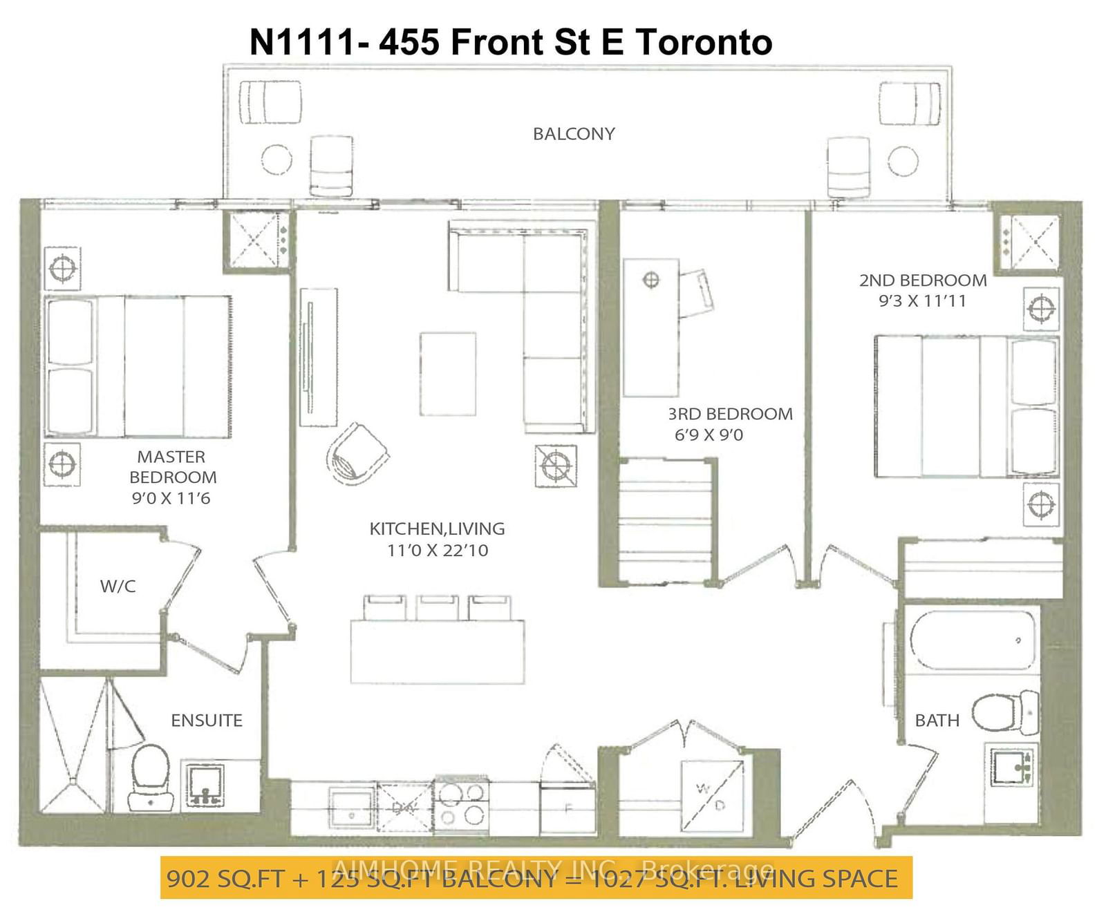 455 Front St E, unit N1111 for rent - image #26