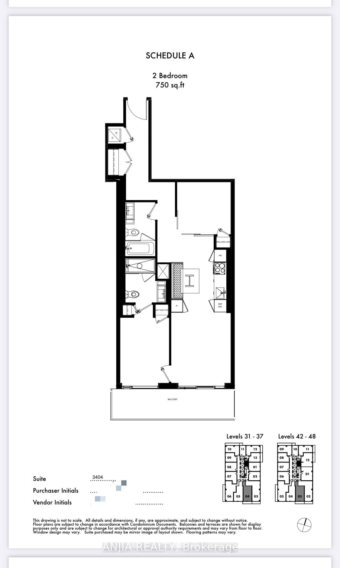 55 Charles St E, unit 3504 for rent