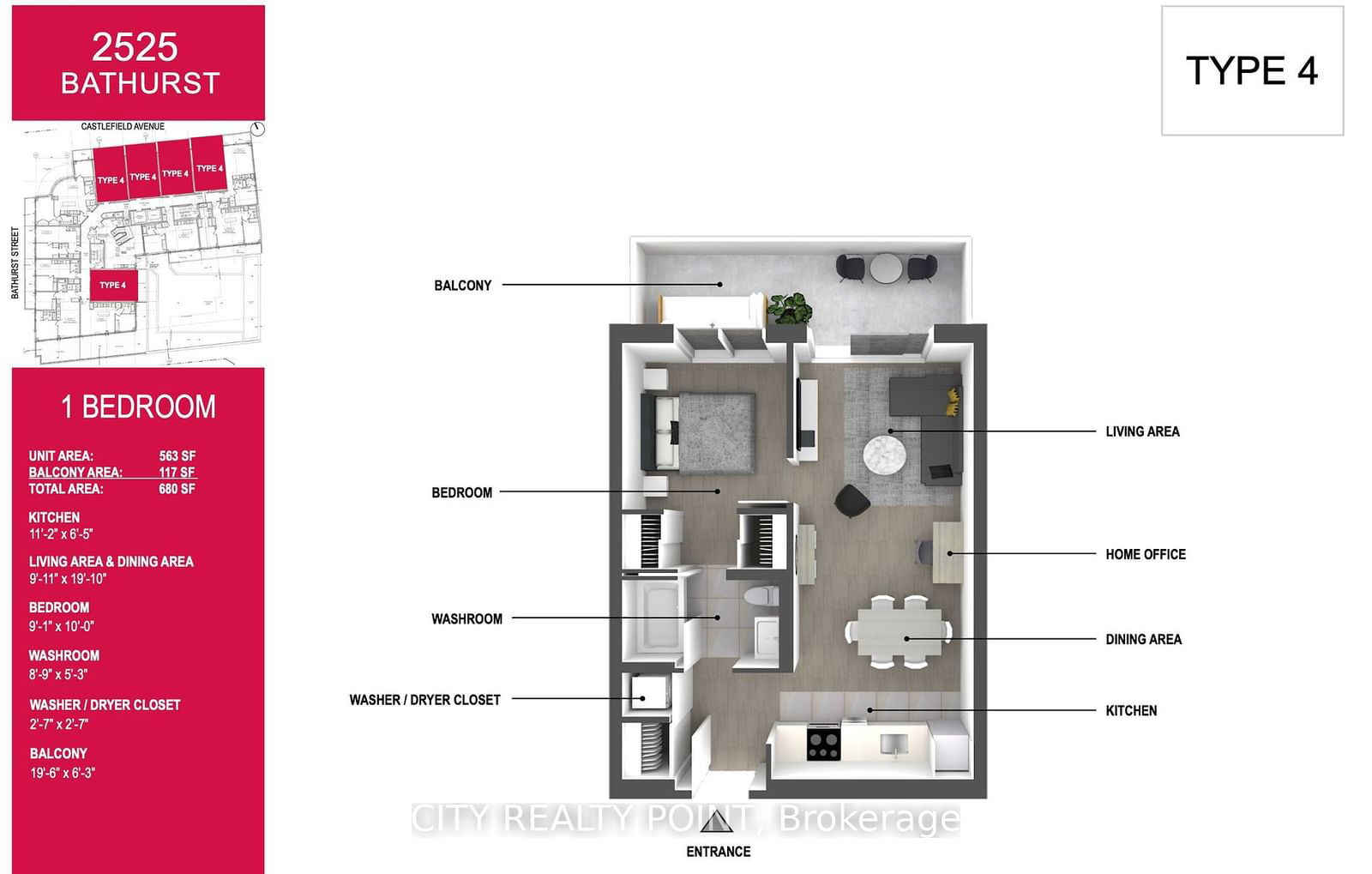 2525 Bathurst St, unit 408 for rent