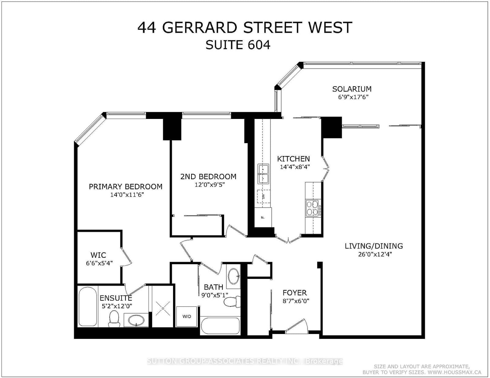 44 Gerrard St W, unit 604 for sale