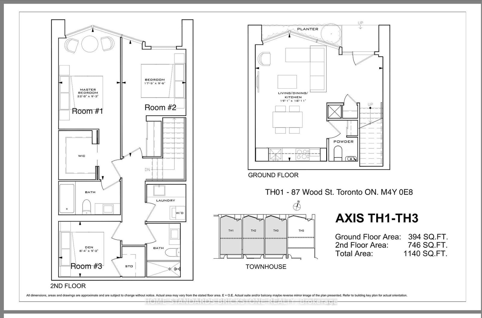 87 Wood St S, unit Th 01 for rent - image #1