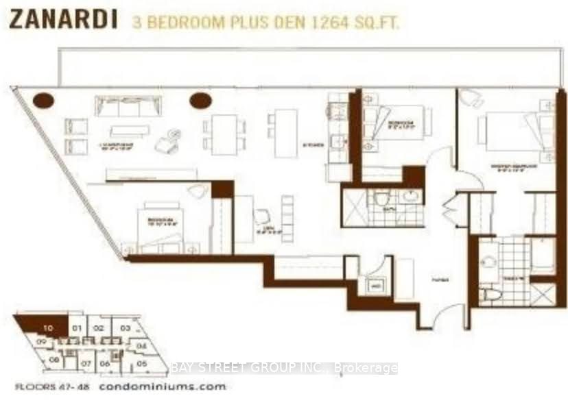 832 Bay St, unit 1410 for rent