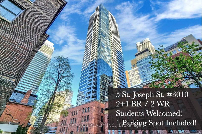 5 St Joseph St, unit 3010 for rent