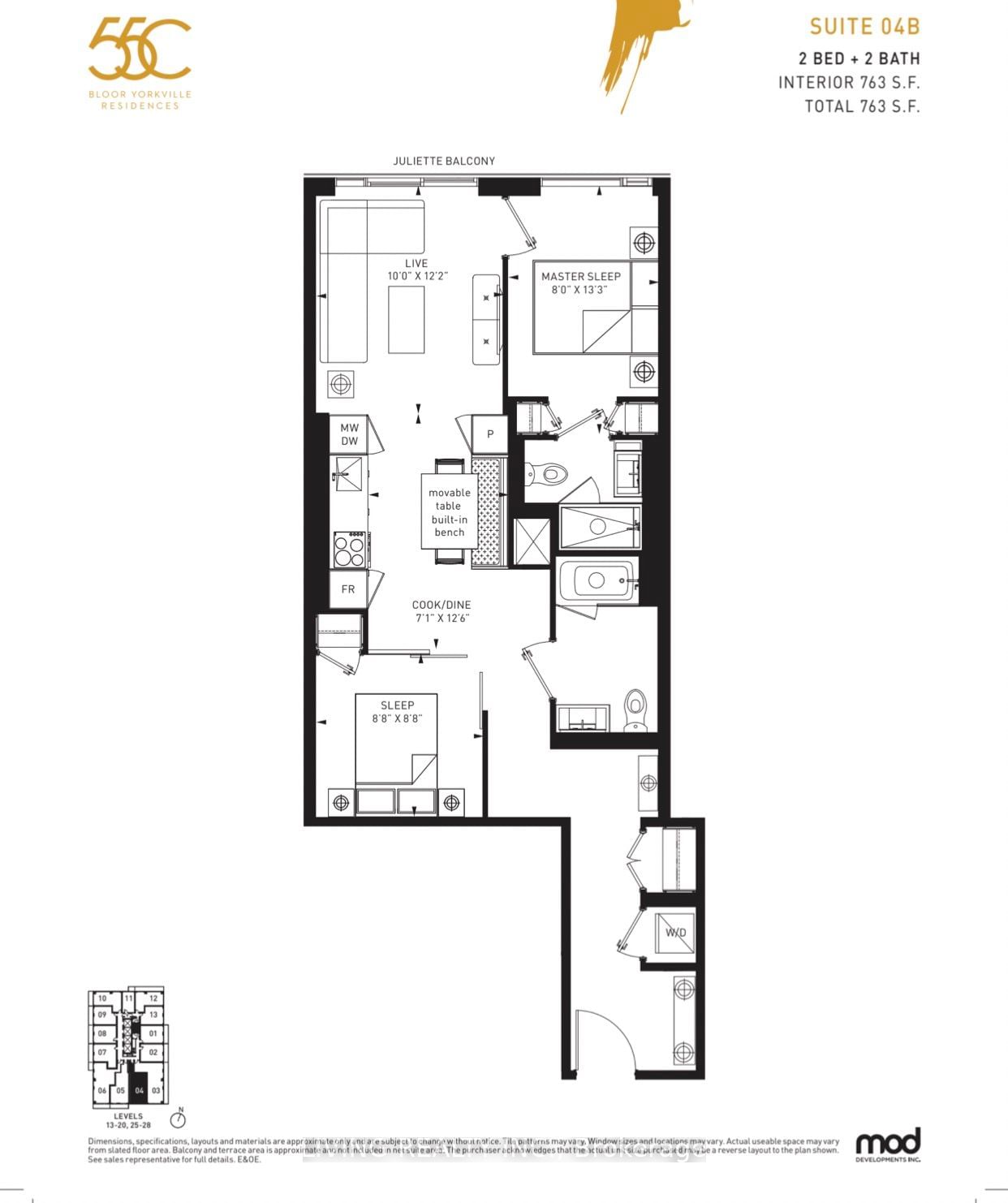 55 Charles St E, unit 1504 for rent - image #16