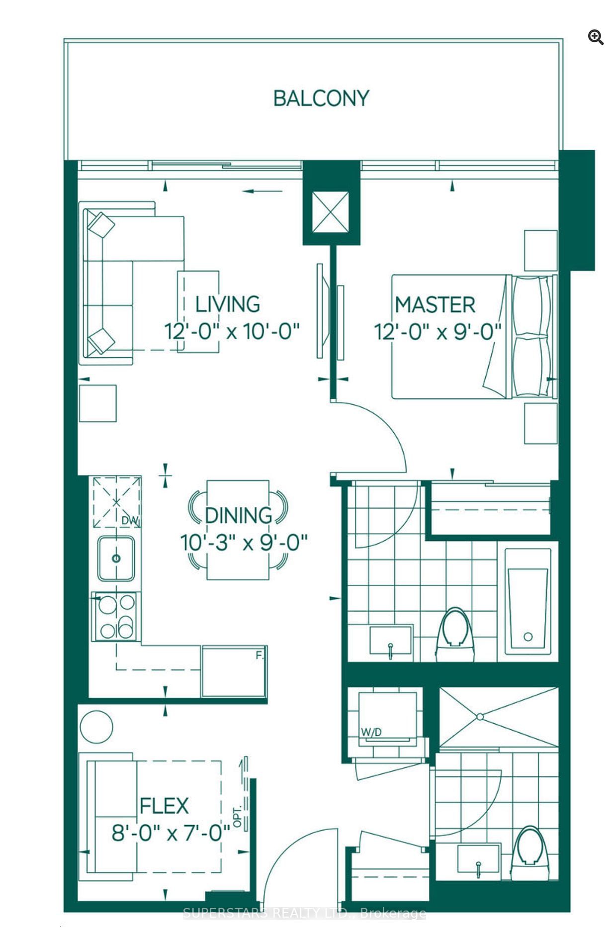 32 Forest Manor Rd, unit 1207 for rent - image #2