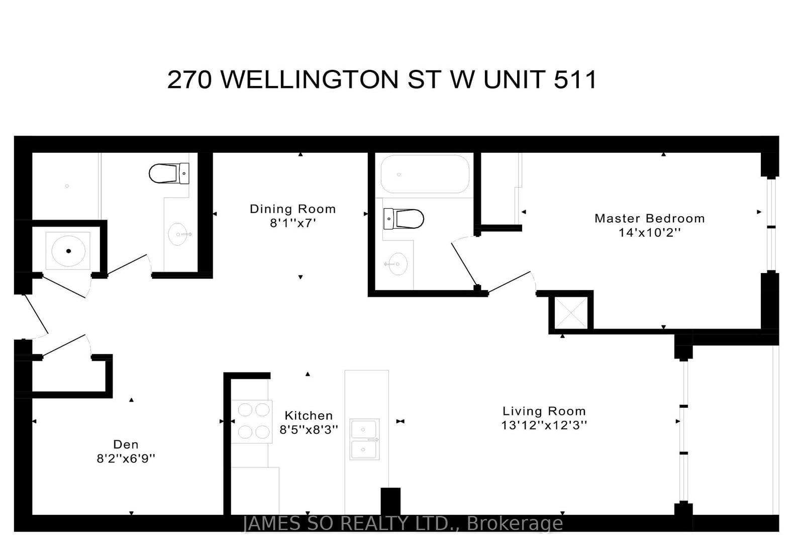 270 Wellington St W, unit 511 for sale