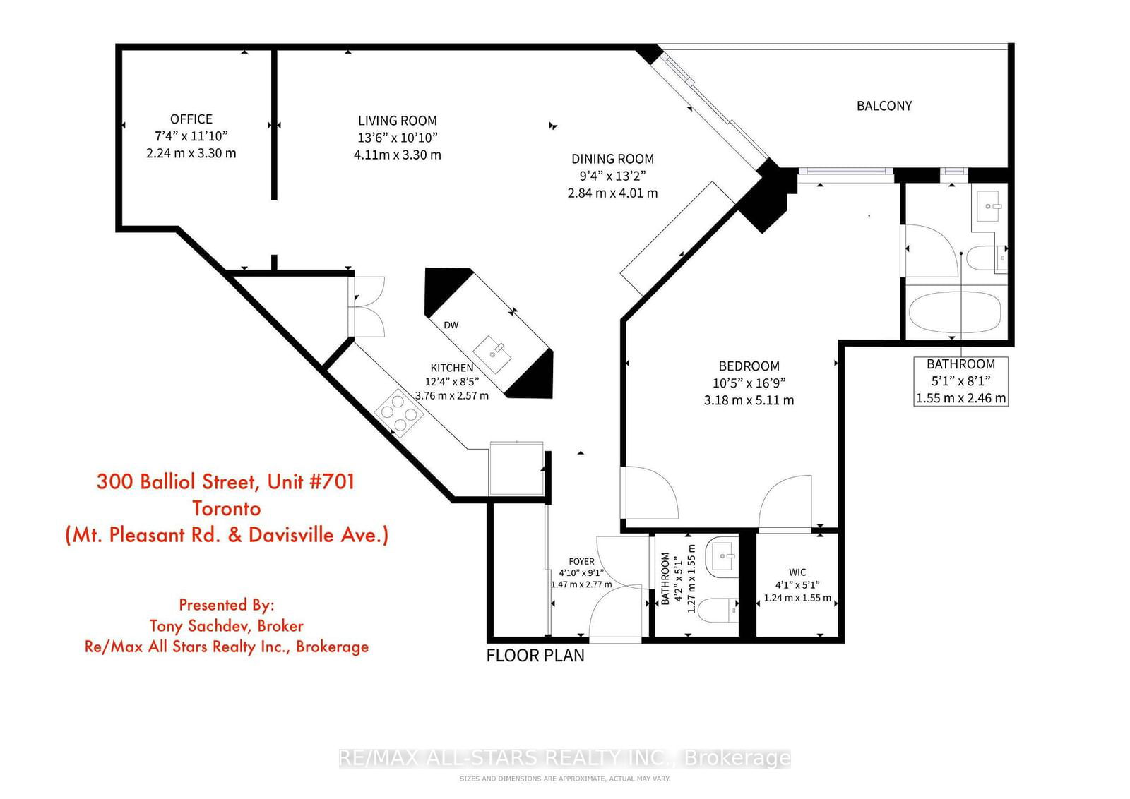 300 Balliol St, unit 701 for sale