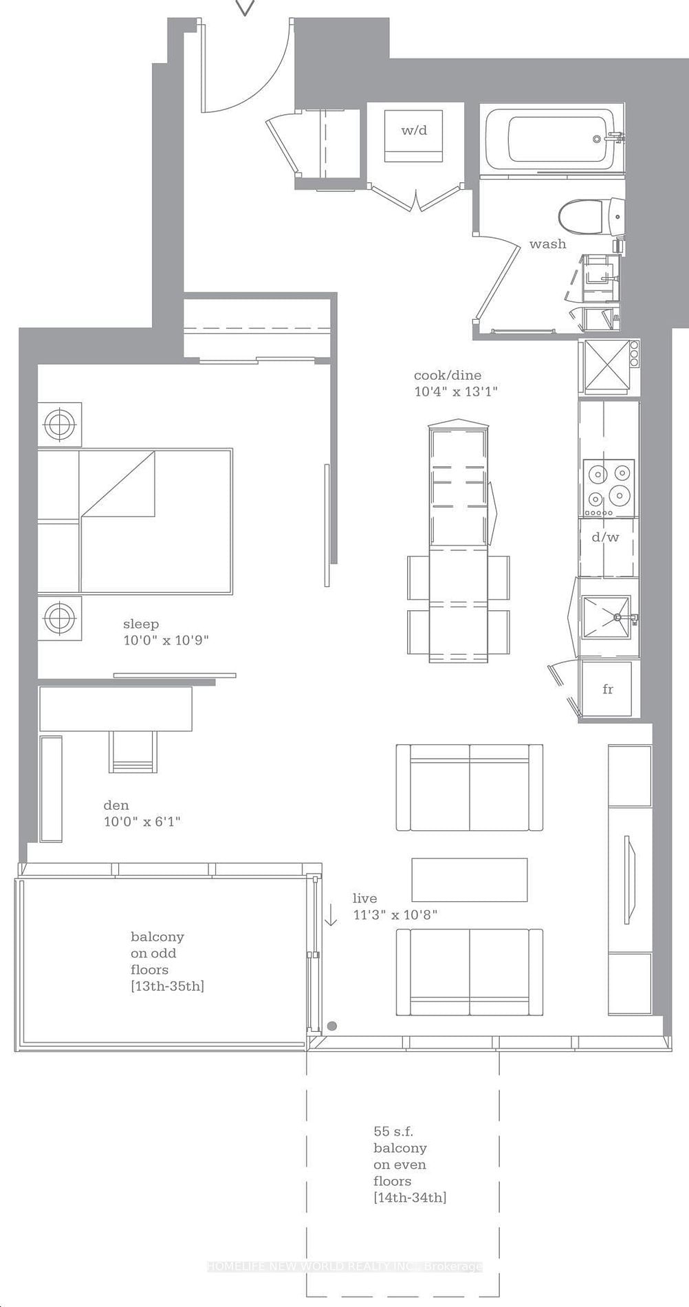 16 Bonnycastle St, unit 2606 for sale