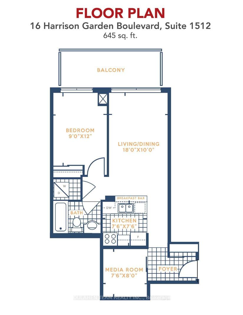 16 Harrison Garden Blvd, unit 1512 for rent - image #24