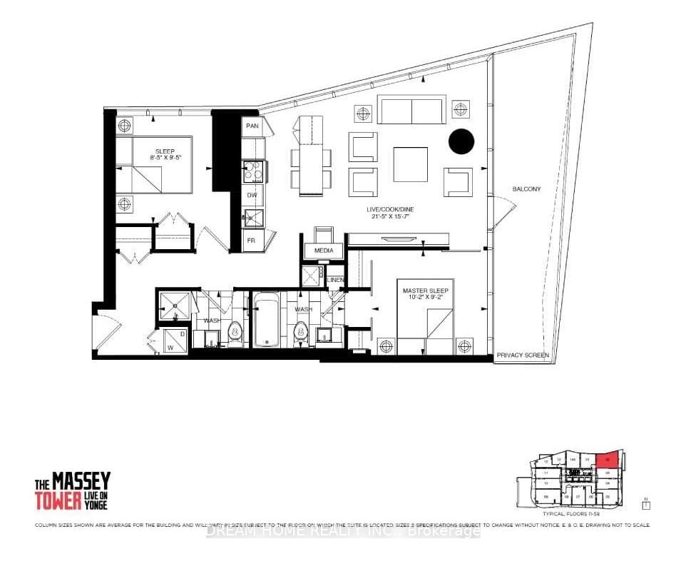 197 Yonge St, unit 3302 for rent - image #33