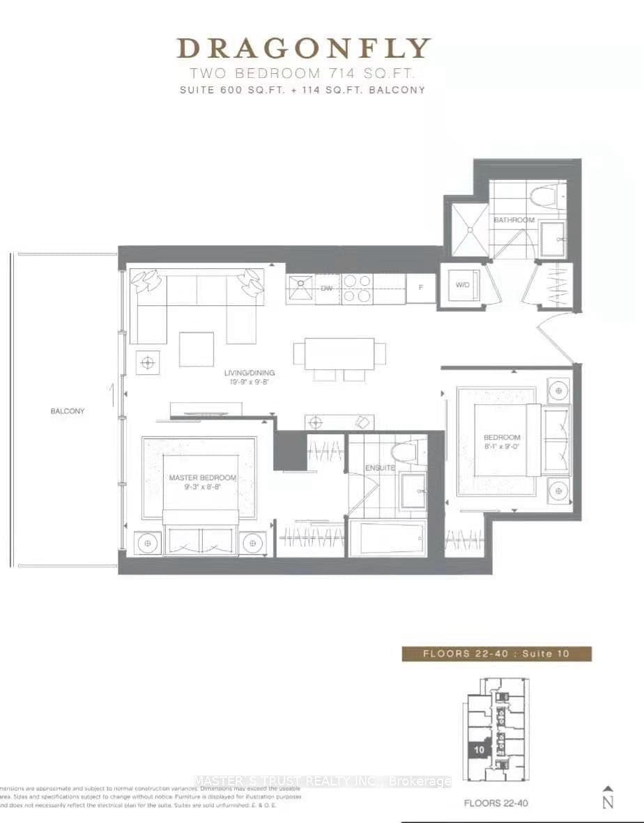 3 Gloucester St W, unit 2510 for rent - image #1