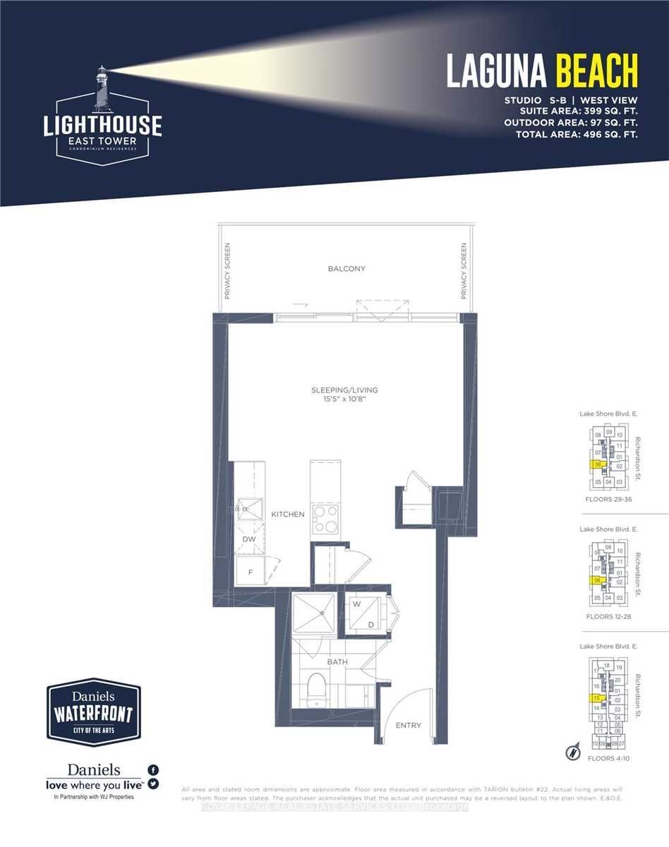 20 Richardson St, unit 1806 for rent - image #12