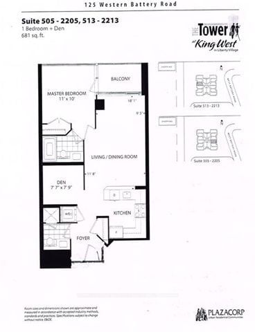 125 Western Battery Rd, unit 513 for rent