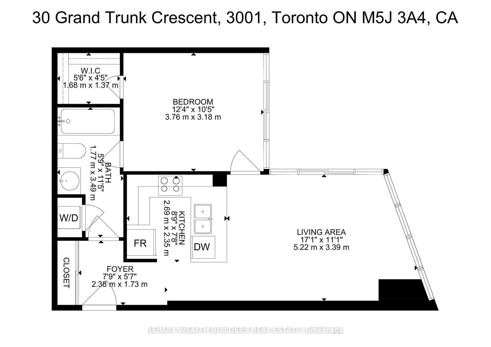 30 Grand Trunk Cres, unit 3001 for sale