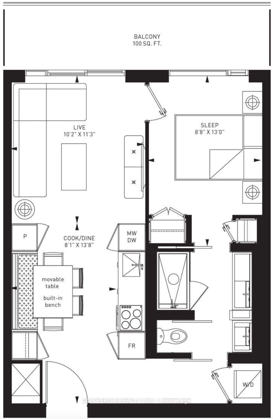 55 Charles St, unit 1708 for rent - image #27