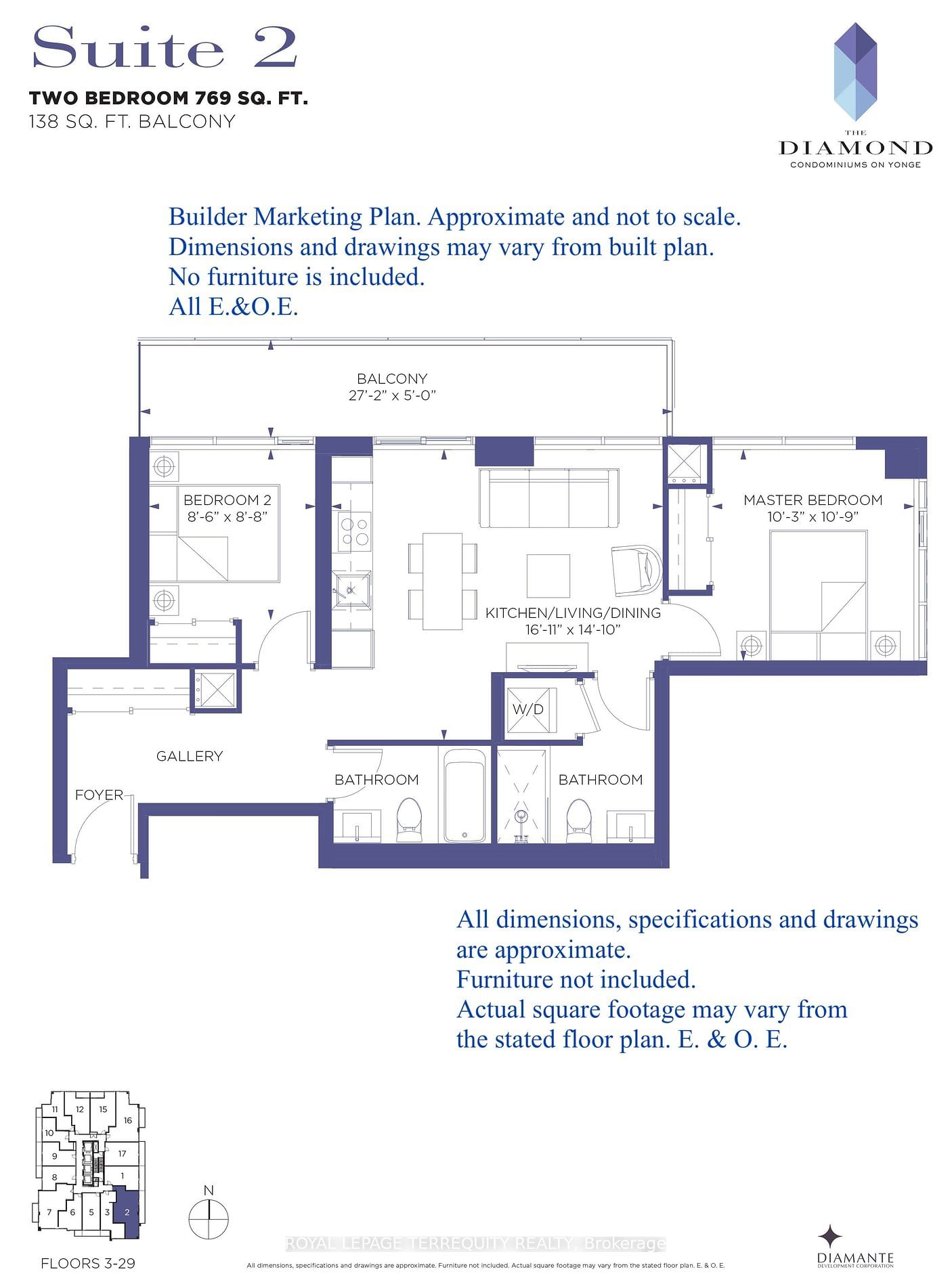 75 Canterbury Pl, unit 802 for rent - image #1