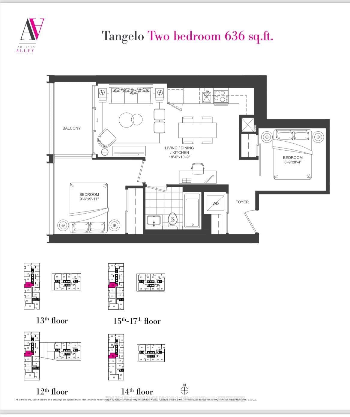 121 St Patrick St, unit 1726 for rent