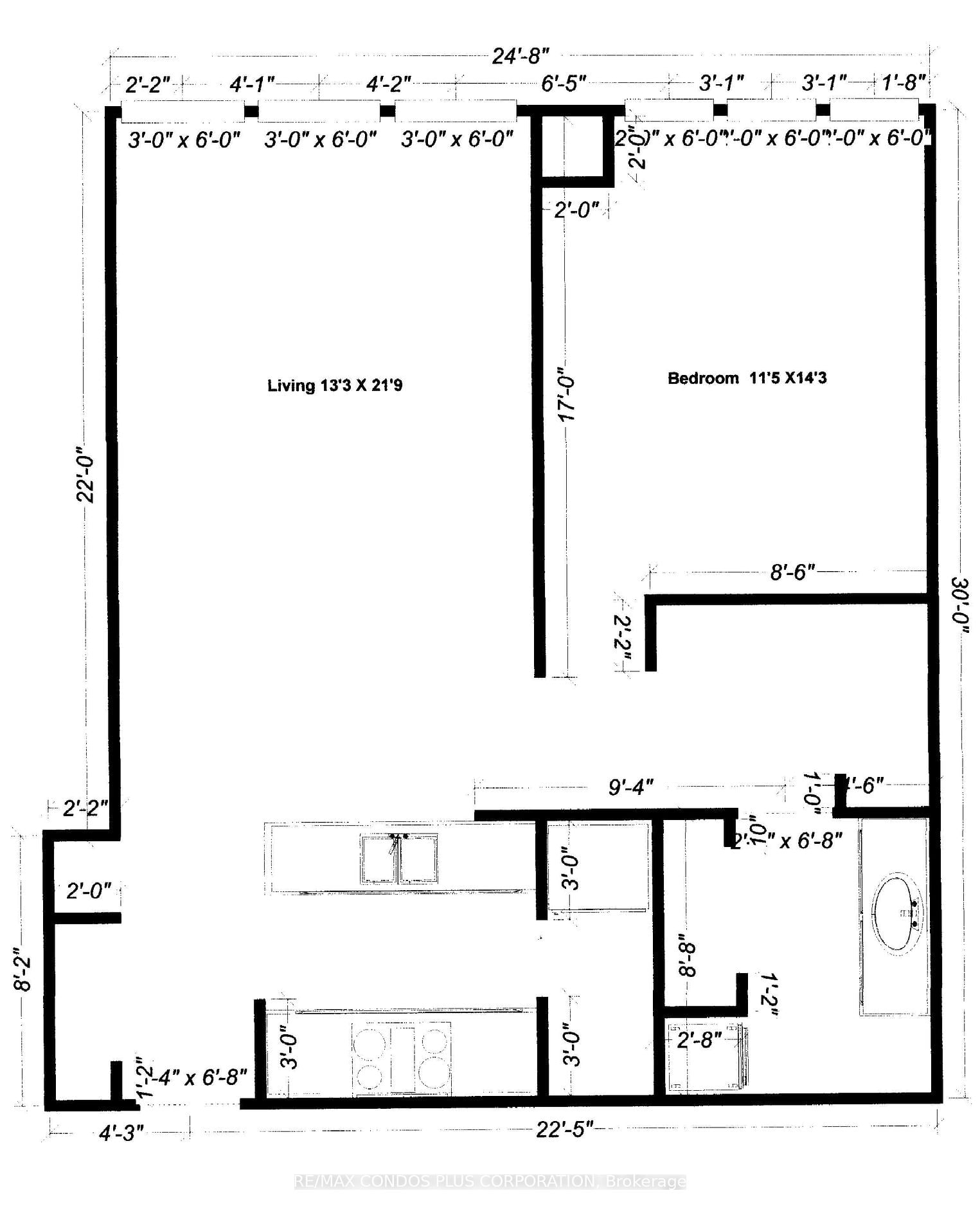 99 Harbour Sq, unit 2206 for rent