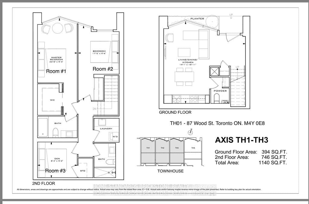 87 Wood St S, unit Th01 for rent