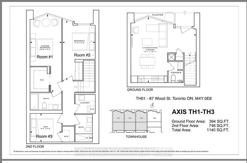 87 Wood St S, unit Th01 for rent