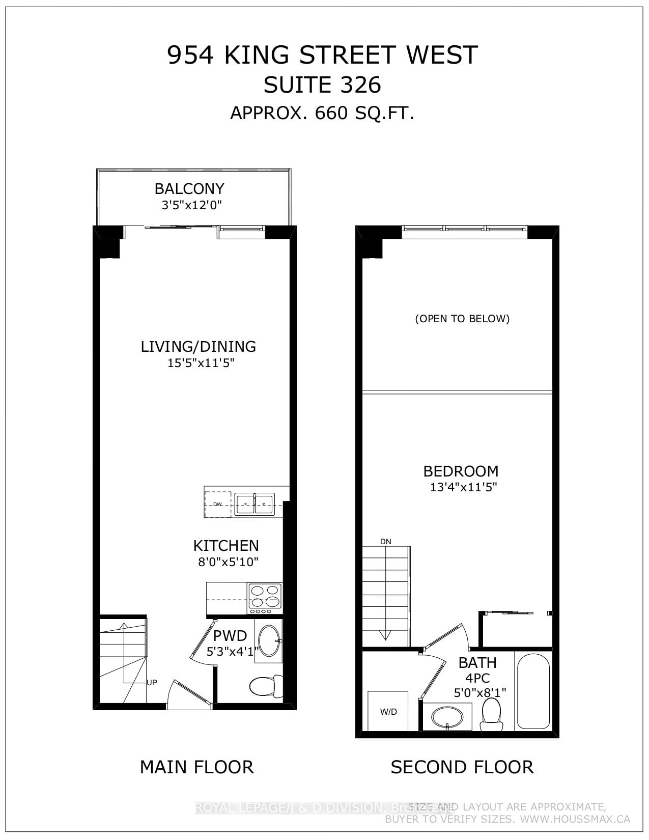 954 King St W, unit 326 for sale