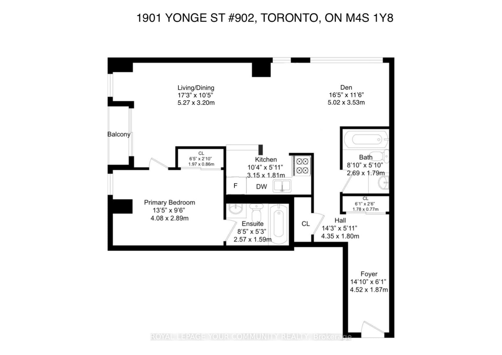 1901 Yonge St, unit 902 for sale