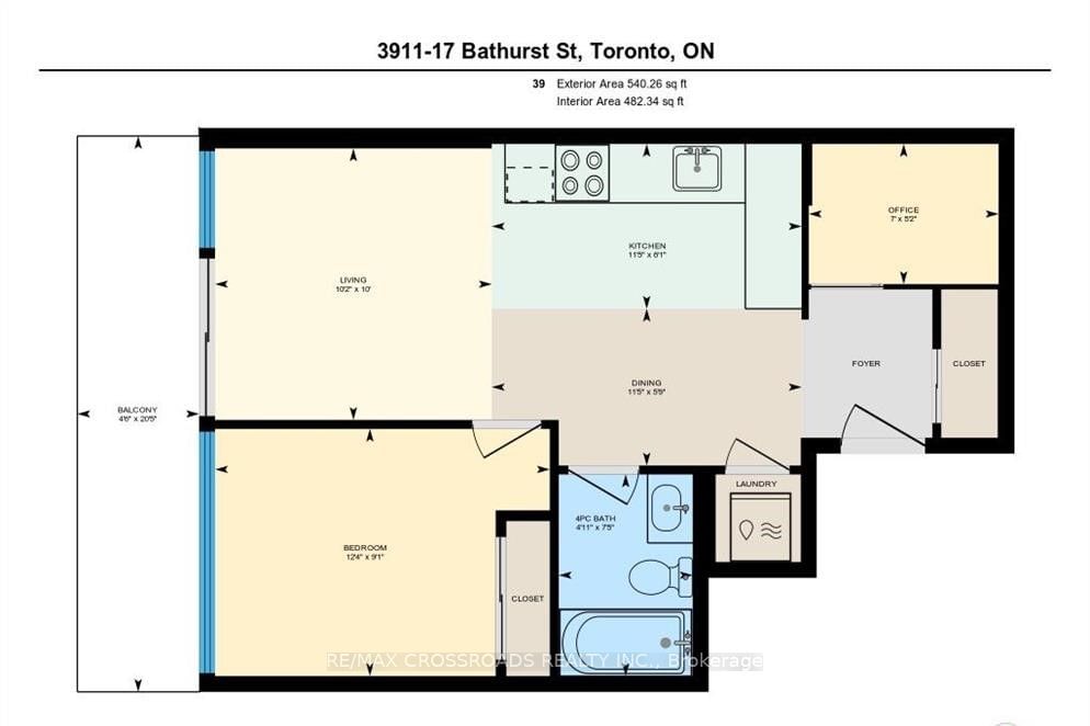 17 Bathurst St, unit 3911 for rent