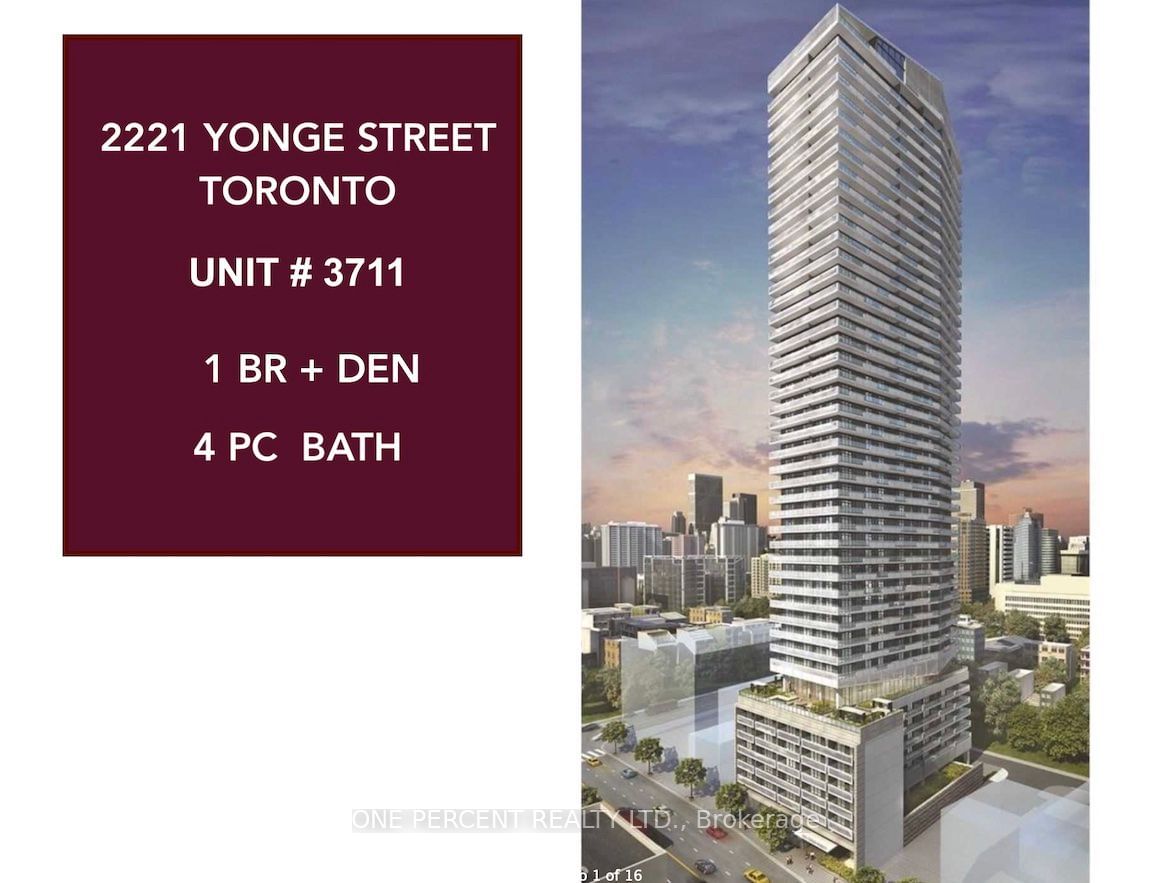 2221 Yonge St, unit 3711 for sale