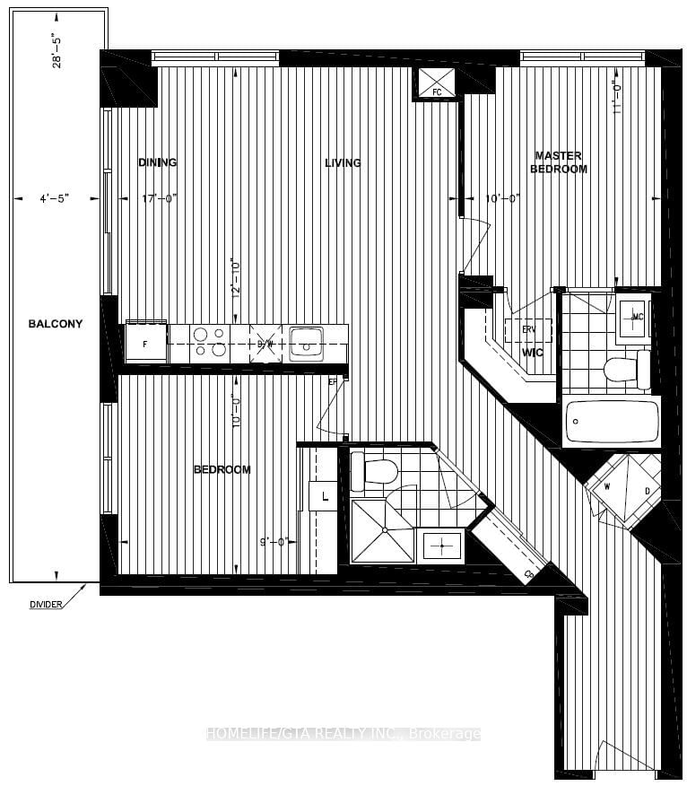 101 Erskine Ave, unit 1102 for rent