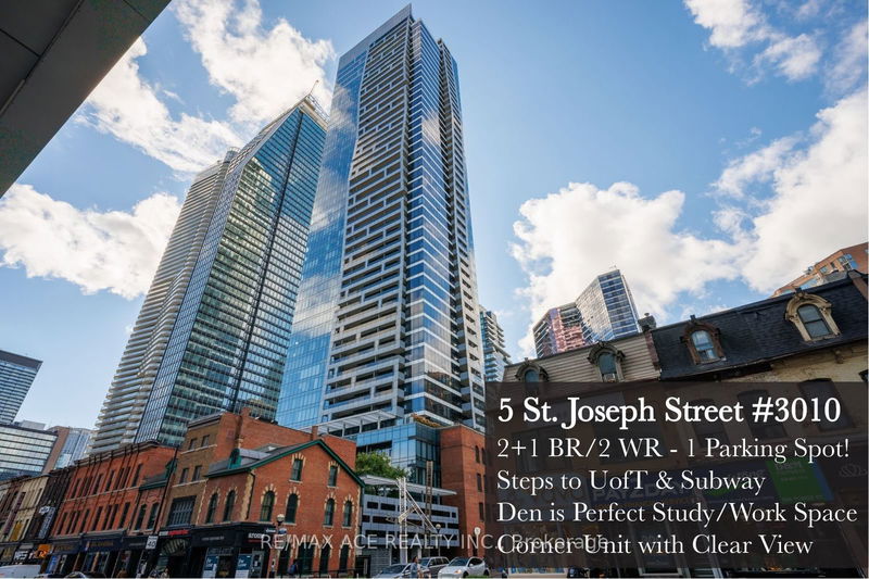 5 St Joseph St, unit 3010 for rent