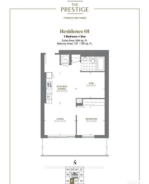 28 Freeland St, unit 3301 for rent