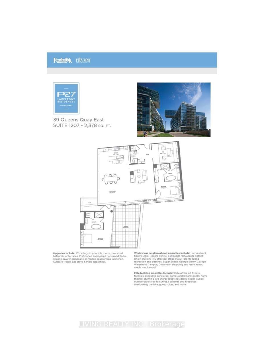 39 Queens Quay E, unit 1207 for rent