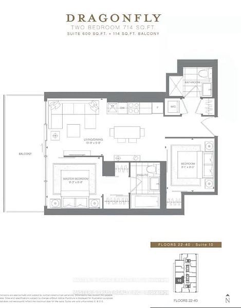 3 Gloucester St W, unit 2510 for rent