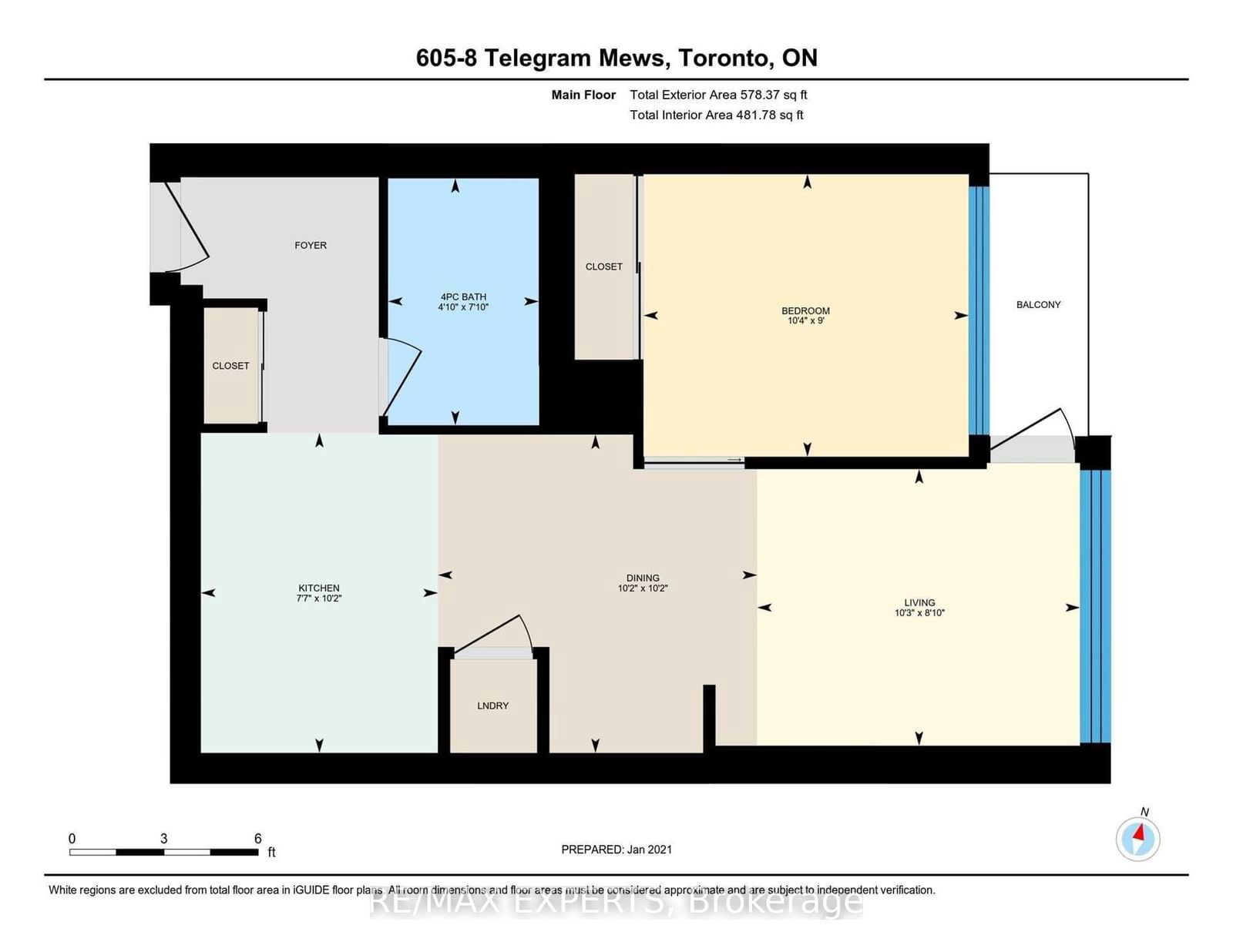 8 Telegram Mews, unit 605 for rent