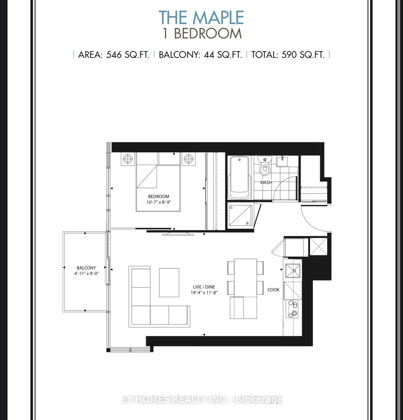 75 St Nicholas St, unit 1905 for rent