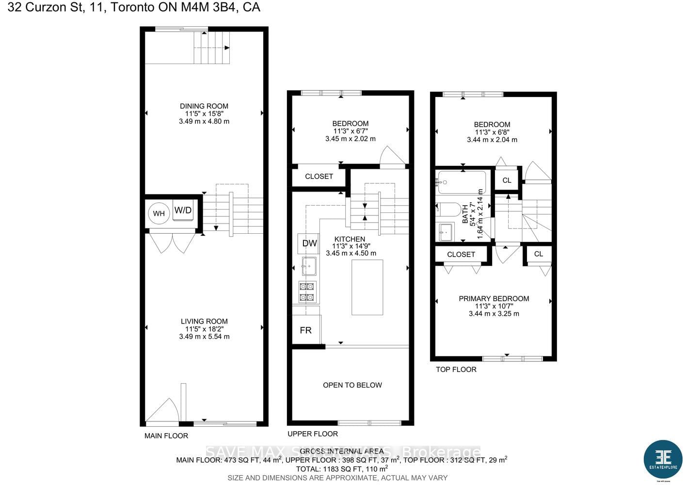 32 Curzon Street Townhomes, East End, Toronto