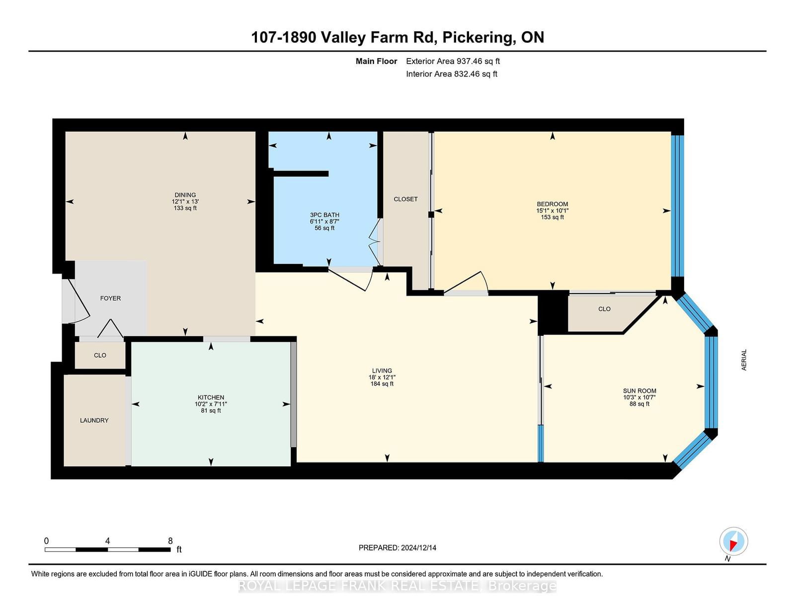 1890 Valley Farm Rd, unit 107 for sale