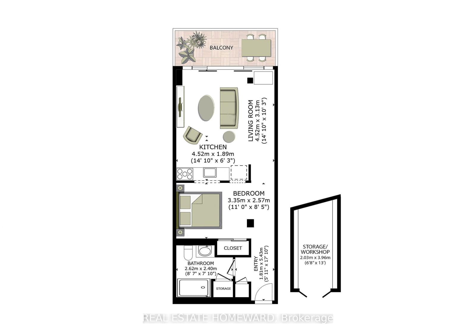 233 Carlaw Ave, unit 806 for sale - image #3