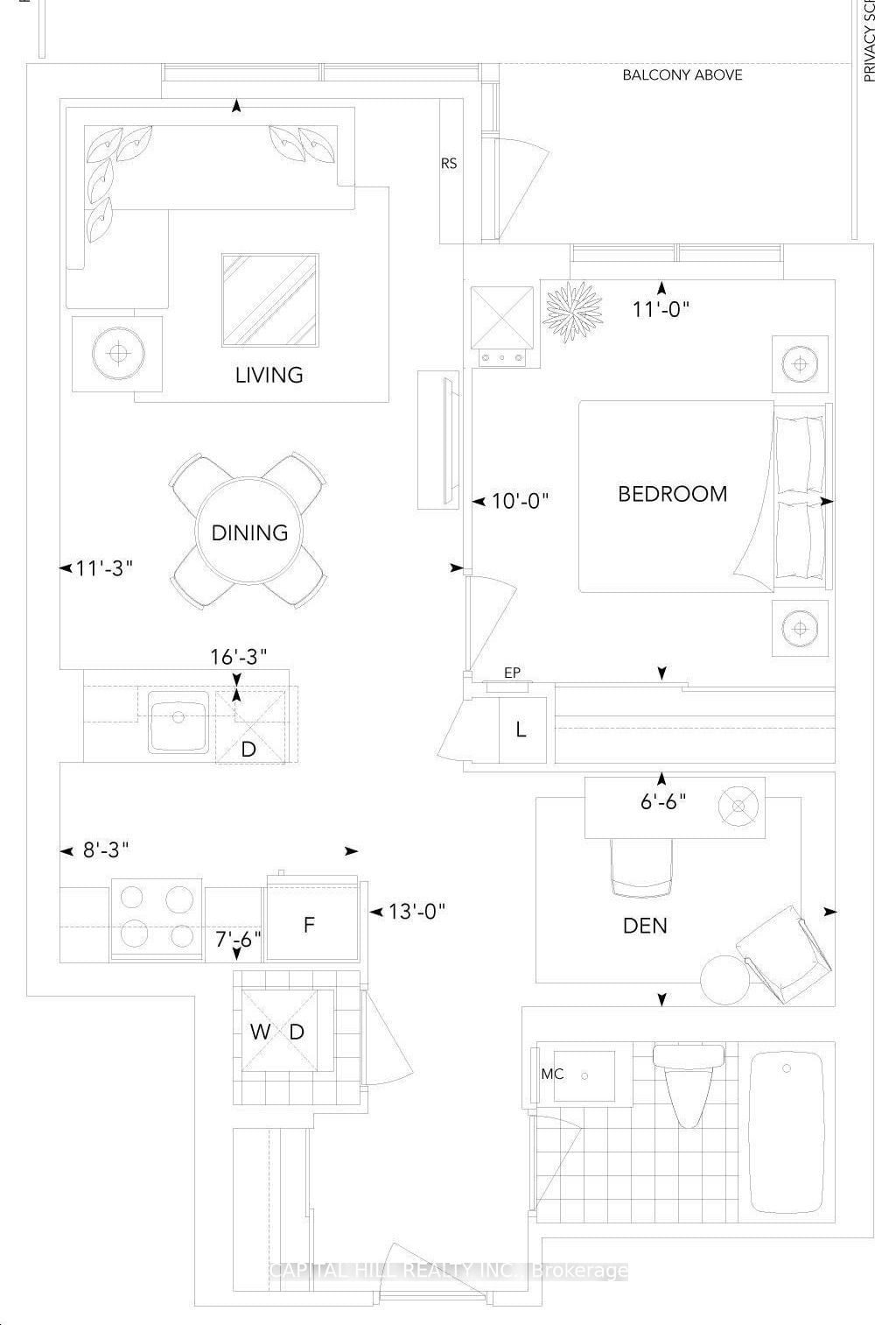 181 Village Green Sq, unit 1417 for rent