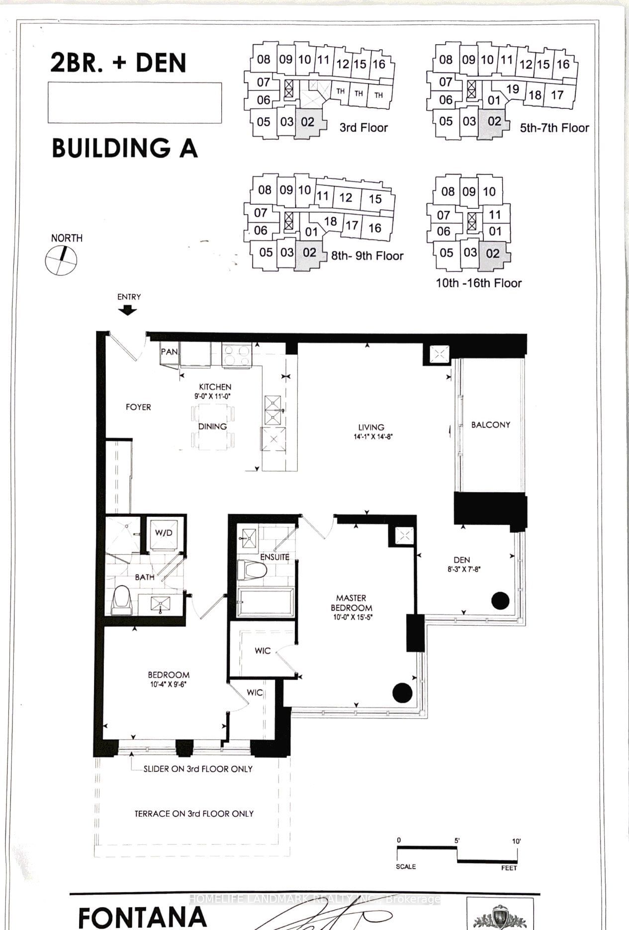 89 South Town Centre Blvd, unit 1602 for rent