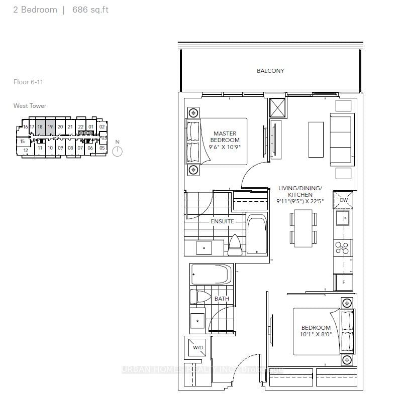 10 honeycrisp Cres, unit 919 for rent