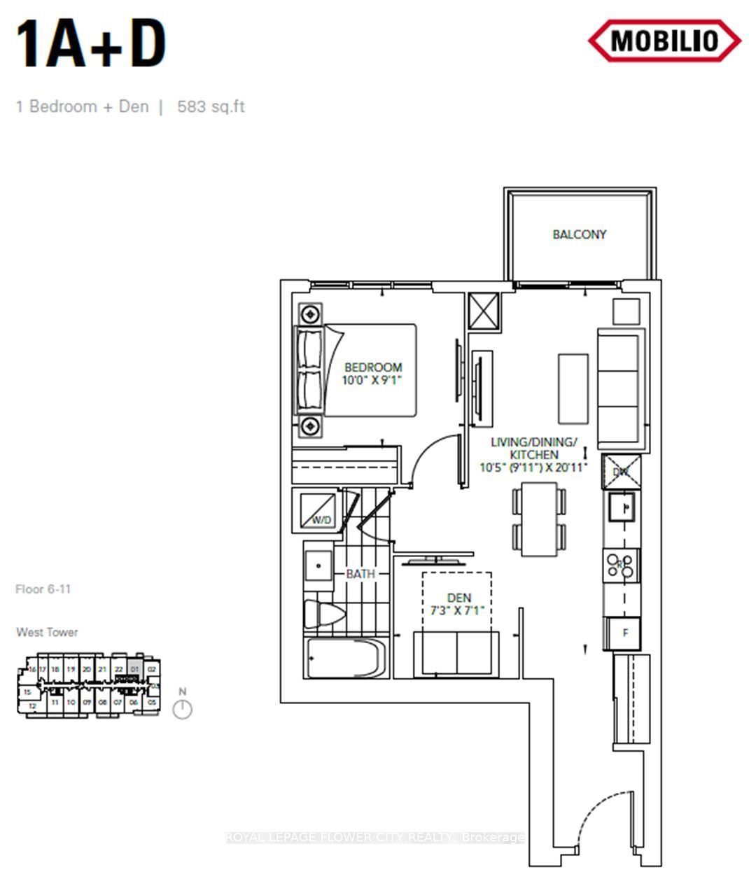 10 Honeycrisp Cres, unit 801 for rent