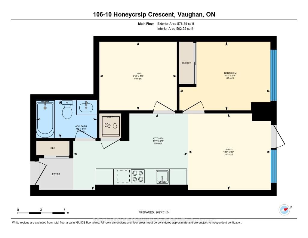 10 Honeycrisp Cres, unit 106 for rent