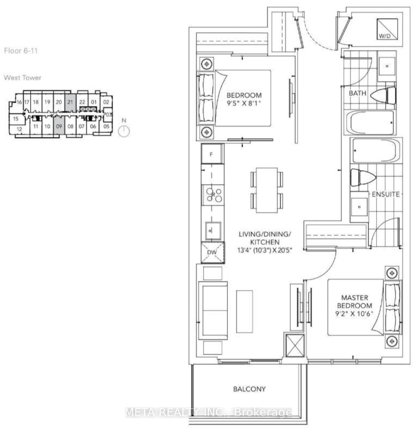 10 honeycrisp Cres, unit 709 for rent