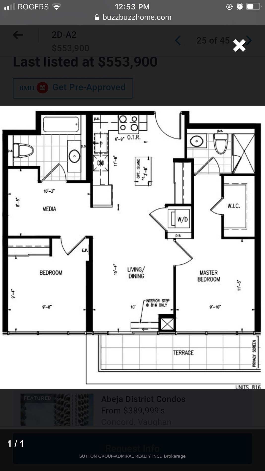 100 Eagle Rock Way, unit 516 for sale