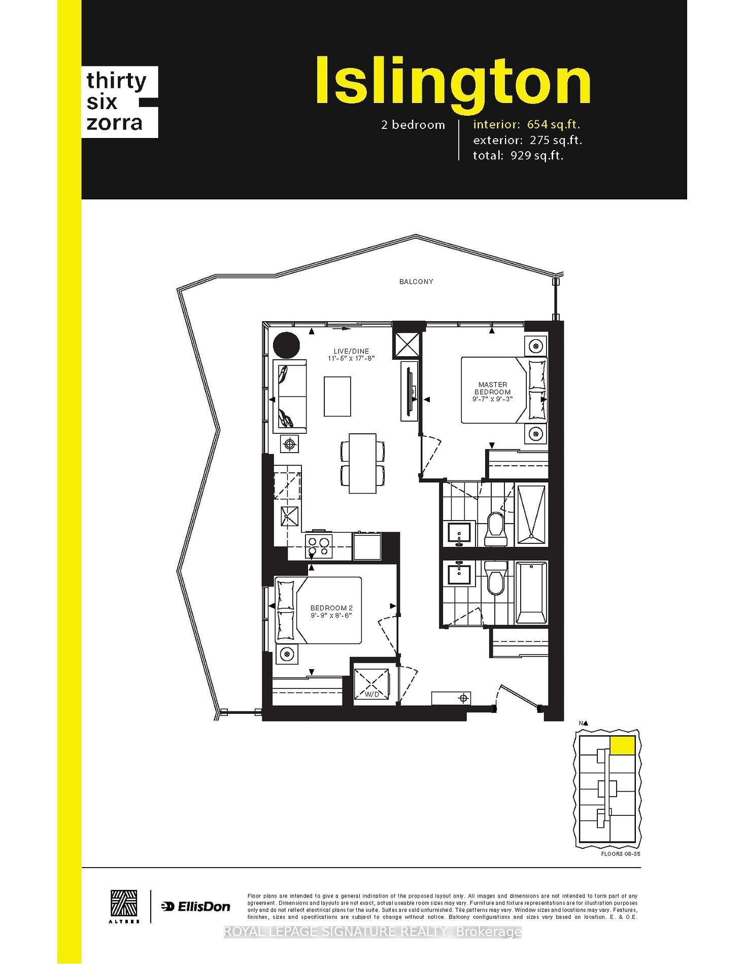 36 Zorra St, unit 904 for rent