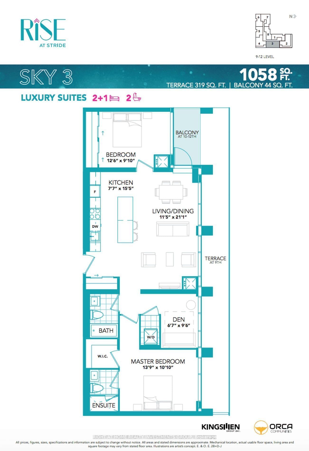 1063 Douglas McCurdy Comm, unit 903 for rent