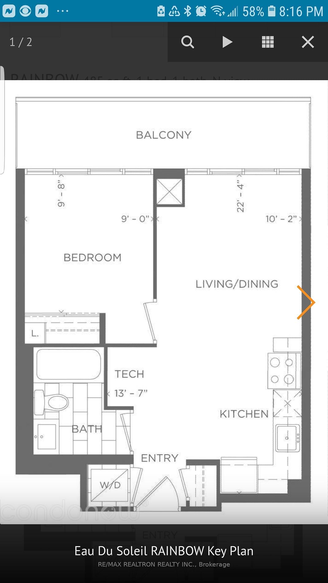 30 Shore Breeze Dr, unit 1415 for rent